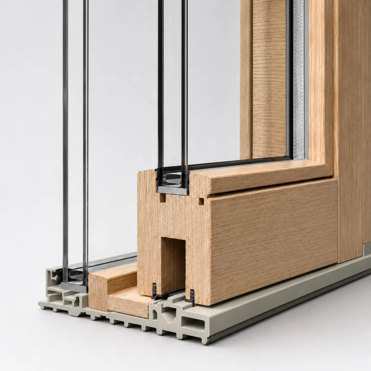 Imago minimal-frame lift-and-slide corner section supplied by Fenstür
